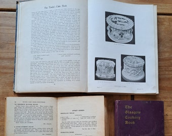 Recettes vintage rares de partout Le livre de cuisine de Glasgow Le livre de gâteaux des métiers