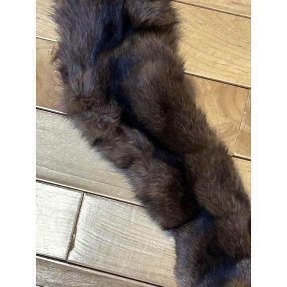 Vintage Mink Fur Wrap Stole-with 4 Full Body Pelt… - image 3