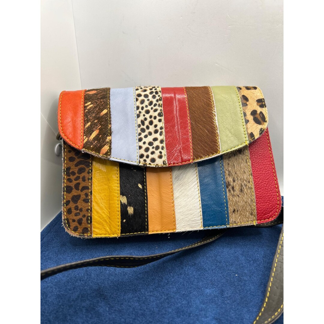 Patchwork Pattern Print Crossbody Bags