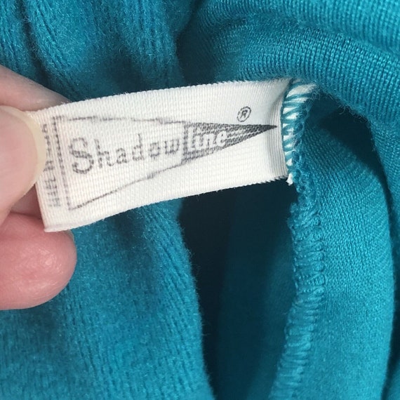 Shadowline housecoat fleece with floral appliqué … - image 8