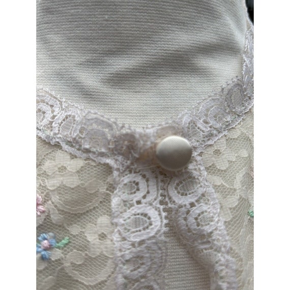 sears nightgown 38/40 lace cut out ivory - image 10