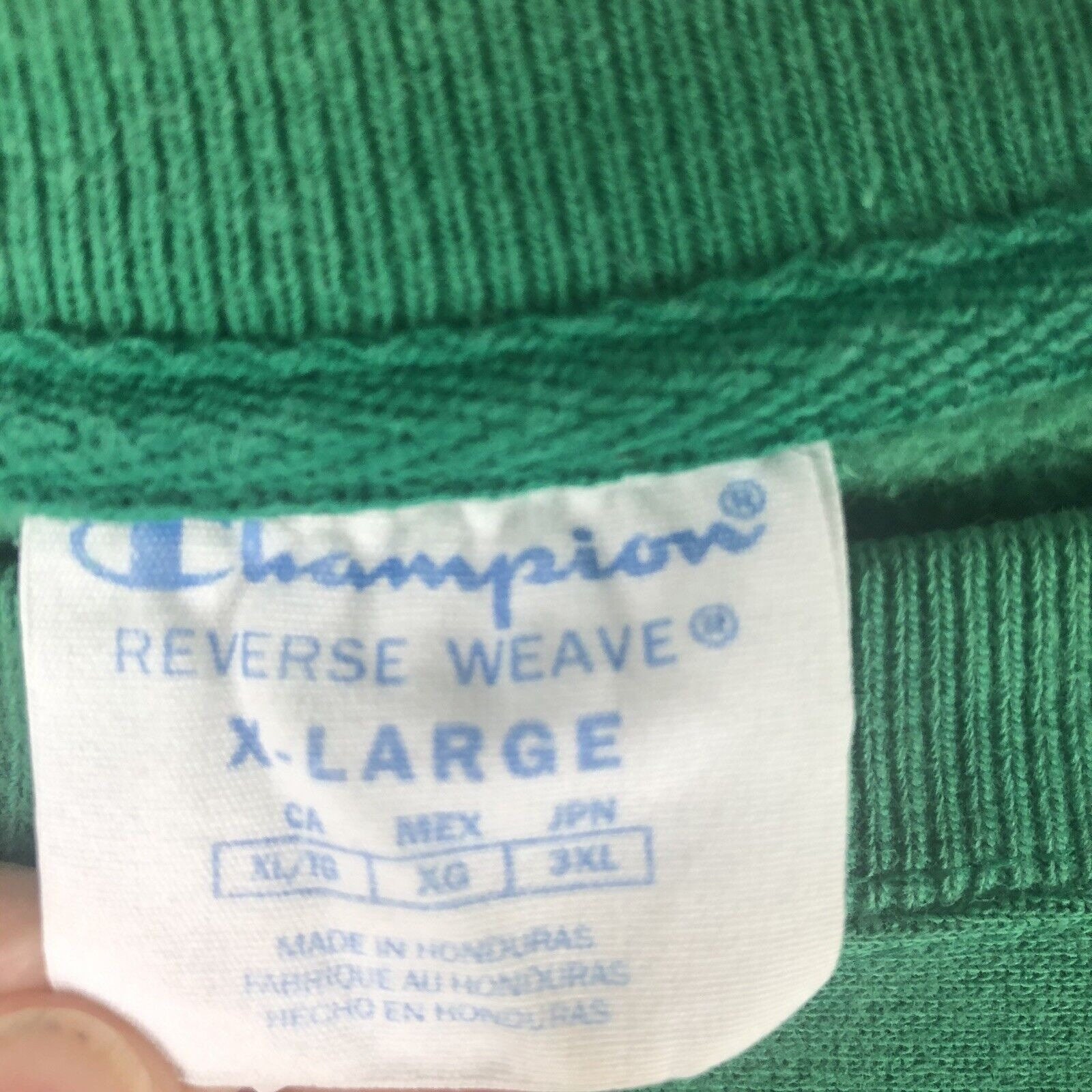 Vintage 80's Champion Reverse Weave Adult X-large Green - Etsy