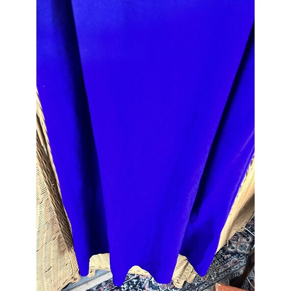 VTG VANITY FAIR Half Zip Fleece Sz Med Purple Emb… - image 6