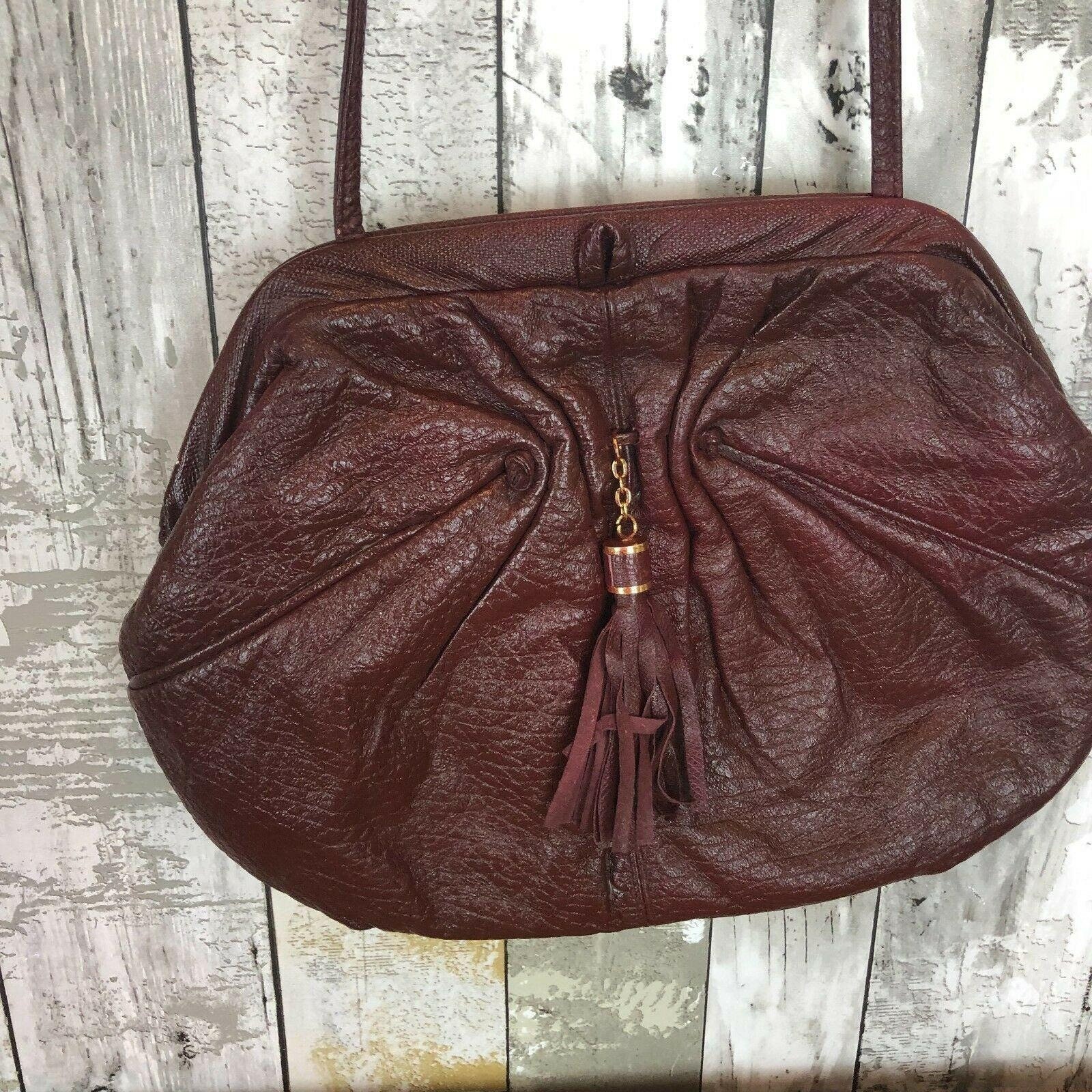 Details about   Vintage White Women’s Pleather Handbag By EMPRESS 