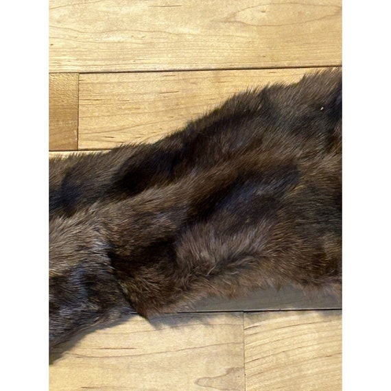 Vintage Mink Fur Wrap Stole-with 4 Full Body Pelt… - image 5