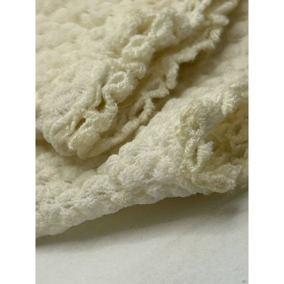 vintage childs lace crochet ivory gloves cottage,… - image 9