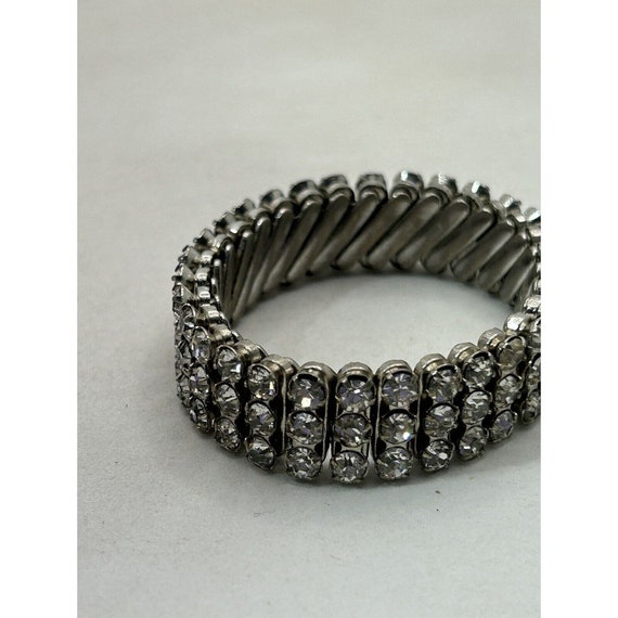 Vintage Rhinestone Expansion Bracelet 1950-'60s J… - image 4