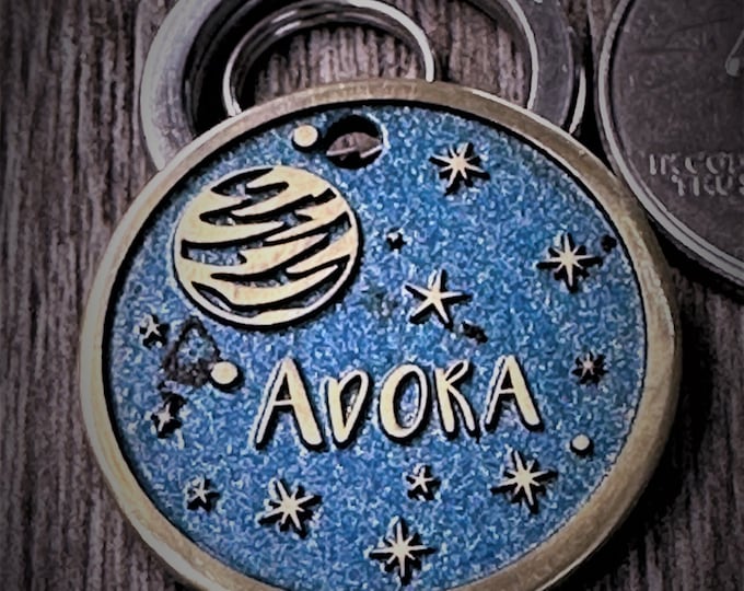 Custom Engraved Pet ID Tag: Brass, Stainless Steel, Lifetime Warranty