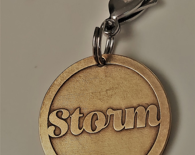 Handmade Brass Pet ID Tag: Custom Deep Engraved Dog Tag