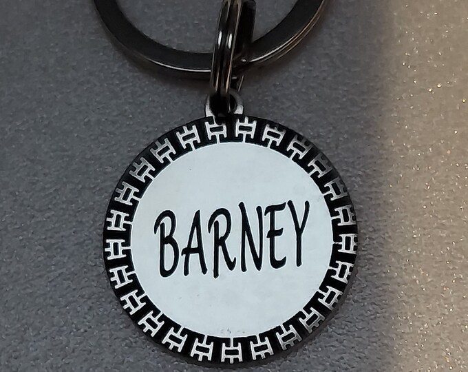 Personalized Pet ID Tag: Handmade Stainless Steel Dog Cat Tag