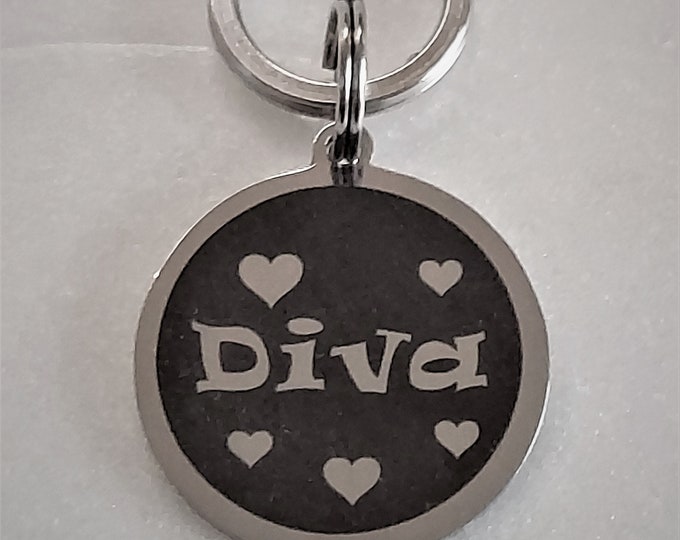 Personalized Pet Tag: Custom Engraved Dog Cat ID Tag - Lifetime Guarantee