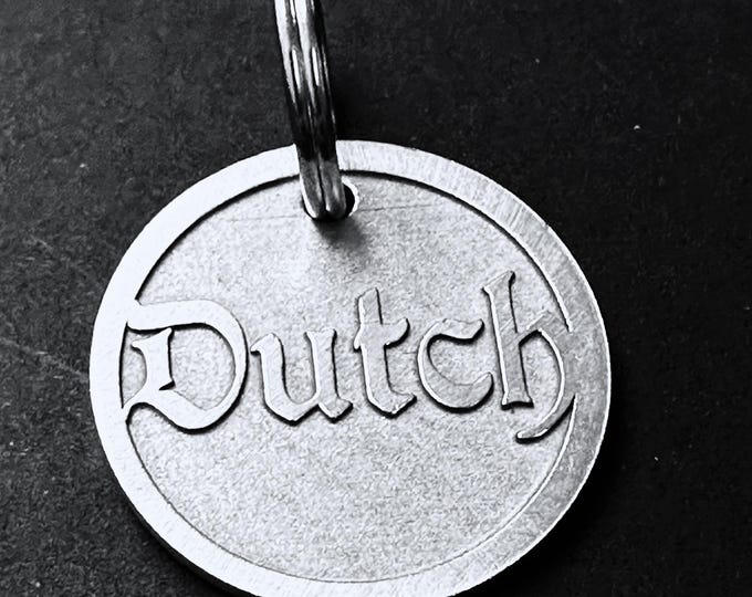 Deep Engraved Silver Dog Tag: Custom Pet ID, Lifetime Warranty