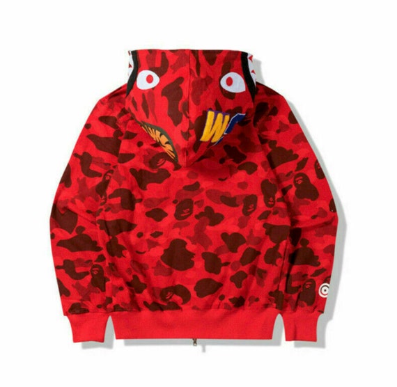 bape shark camo jacket