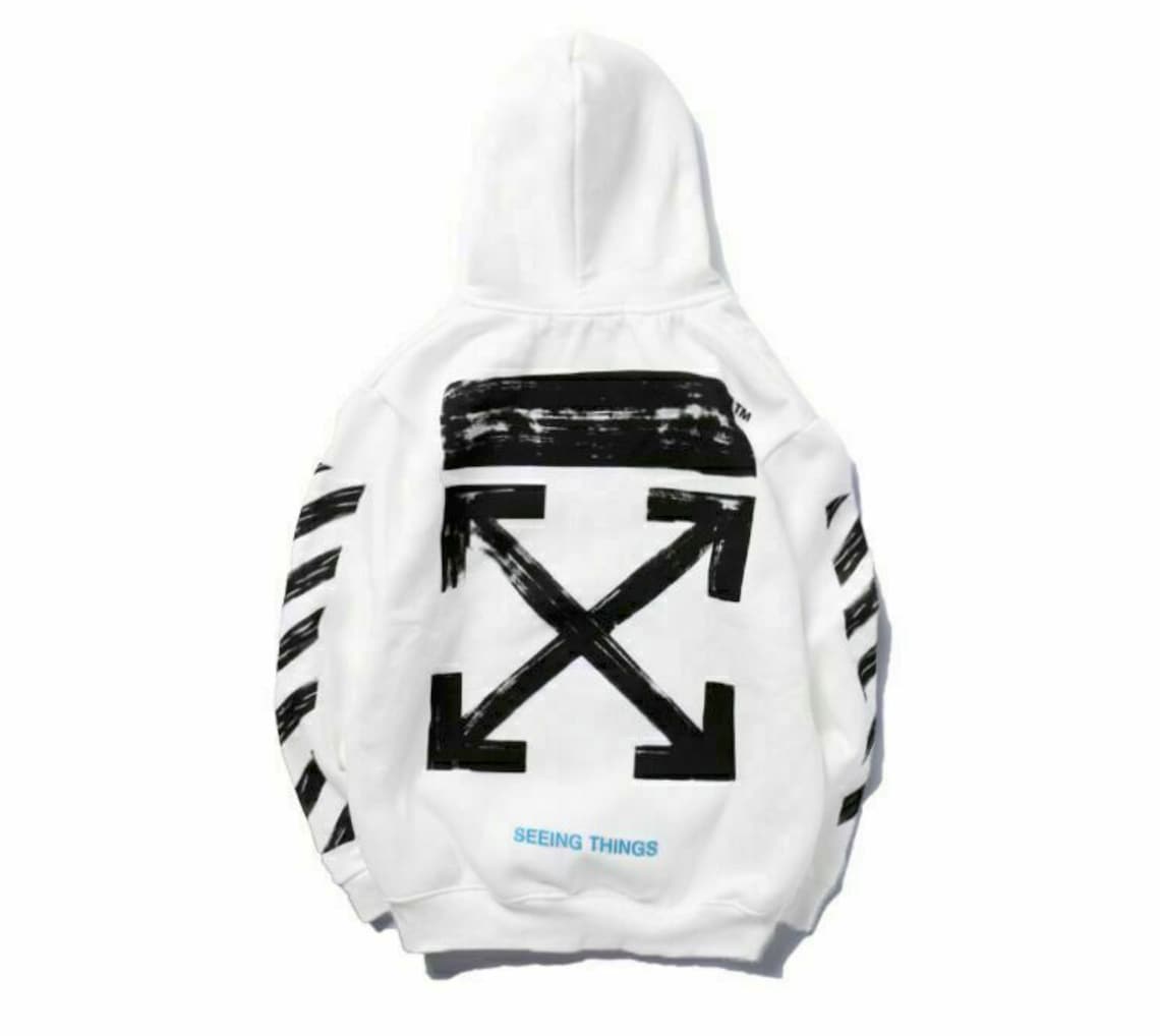 OffWhite Hoodie Seeing Things in Schwarz/Weiß