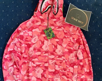 pink bathing ape jacket