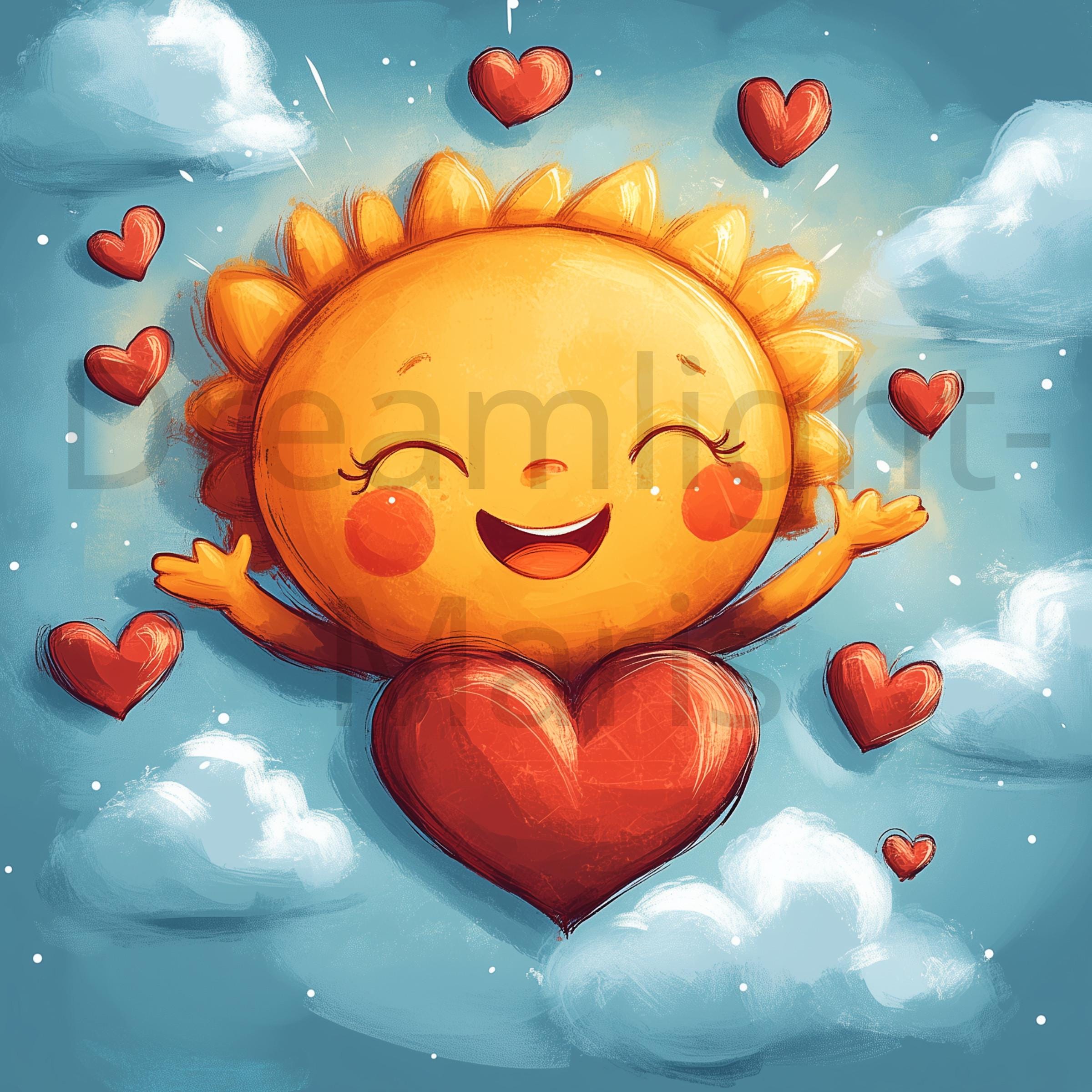 sunshine-hearts-collection-vibrant-digital-art-instant-download-etsy