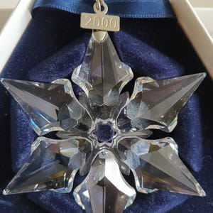 2000 Swarovski Christmas Ornament - Etsy