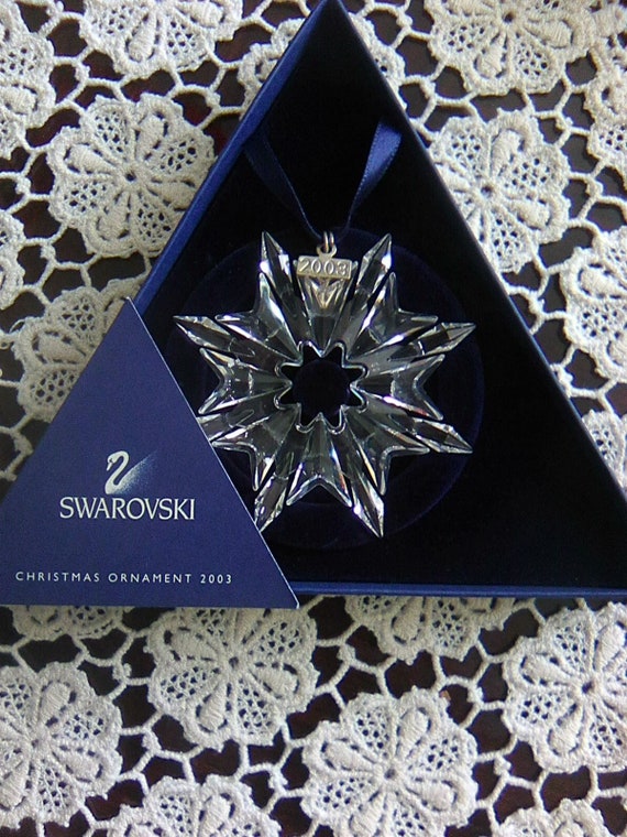 Swarovski 2003 Annual Edition Crystal Christmas Ornament - Etsy