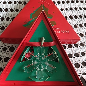 Swarovski 1991 Annual Christmas Star - Etsy Canada