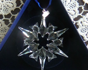 SWAROVSKI 2007 オーナメント Swarovski Crystal 2007 Ornament, Swarovski Crystal Snowflake