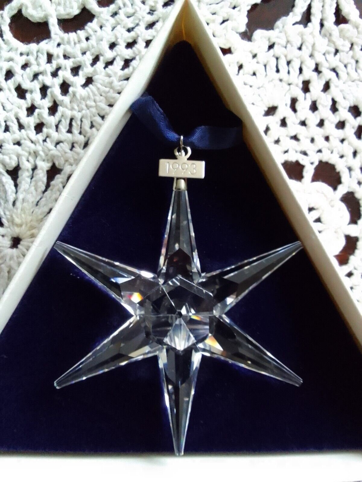 Swarovski Star 1993 Annual Edition Christmas Ornament - Etsy Swarovski Star 1993 Annual Edition Christmas Ornament - Etsy