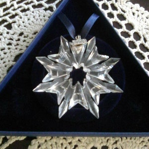 スワロフスキー 2003 クリア クリスマス オーナメント #9445-200-301