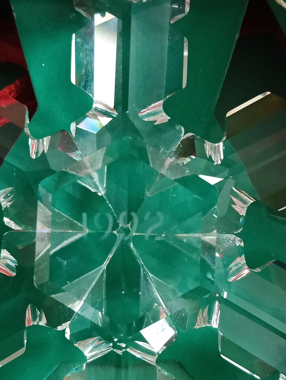 Original 1992 Swarovski star Annual Christmas Ornament