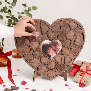 Personalized Valentine&#39;s Day Gift, Puzzle Couple Sign, Valentine&#39;s Gift for Boyfriend, Gift for Her Romantic, Unique Gift for Her, Home Art