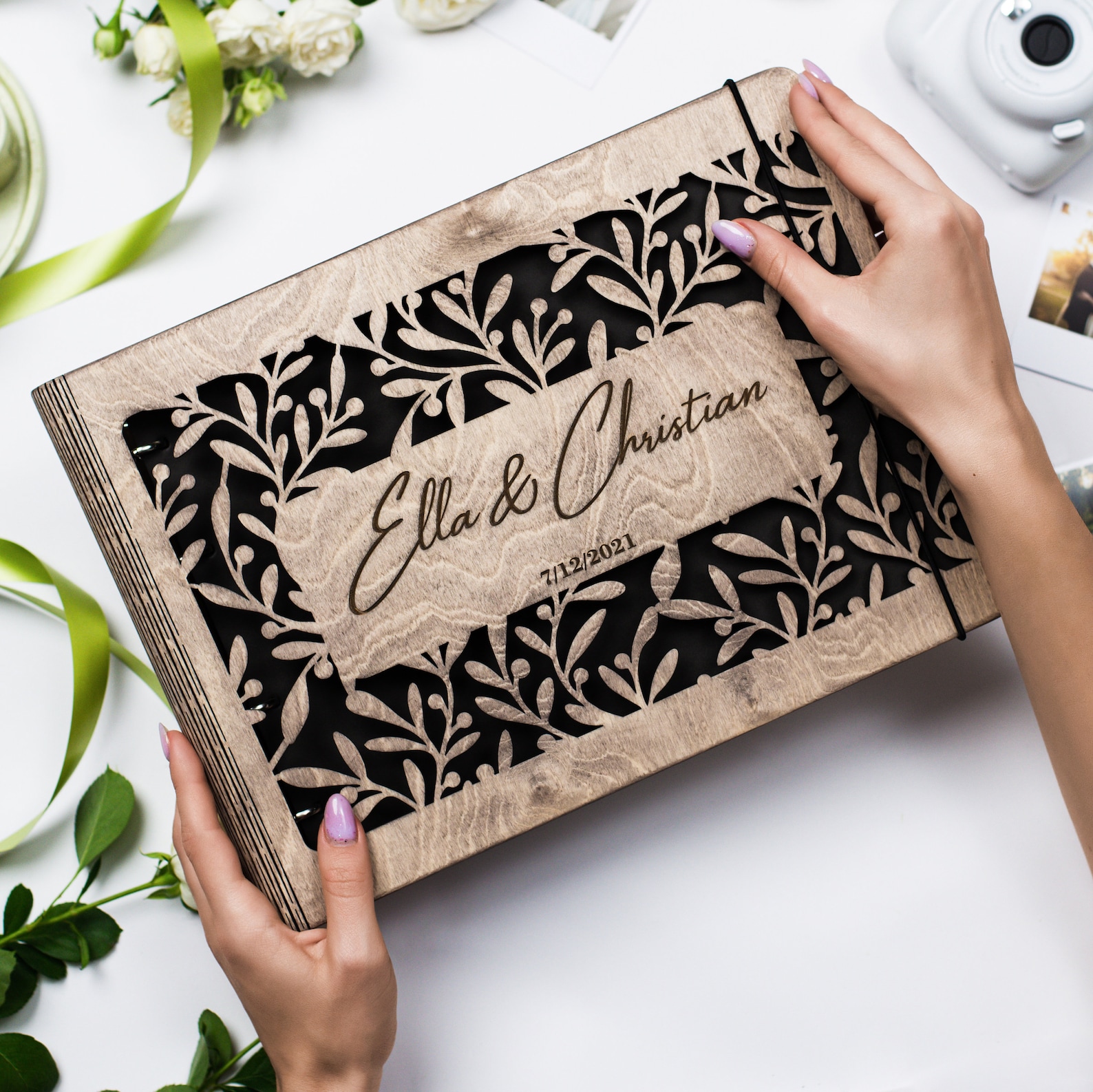 Wedding Photo Album Scrapbook Wedding Guest Book Etsy