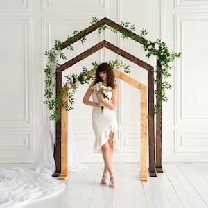 Wedding Arch, Wedding Ceremony Backdrops, Wedding Ceremony Arches, Wedding Arbor, Arch for Wedding, Wood Wedding Arch Frame
