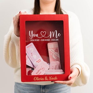 Personalized Wooden Cork Box, Girlfriends Gift, Personalized Wine Cork Box, Custom Housewarming Gift, Gift for Loved One