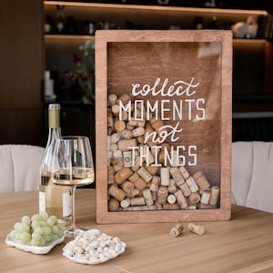 Housewarming Gift, Custom Shadow Box, Custom Cork Holder, Wine Cork Holder, Wine Cork Shadow Box, Wine Lover Gift, Custom Wedding Gift