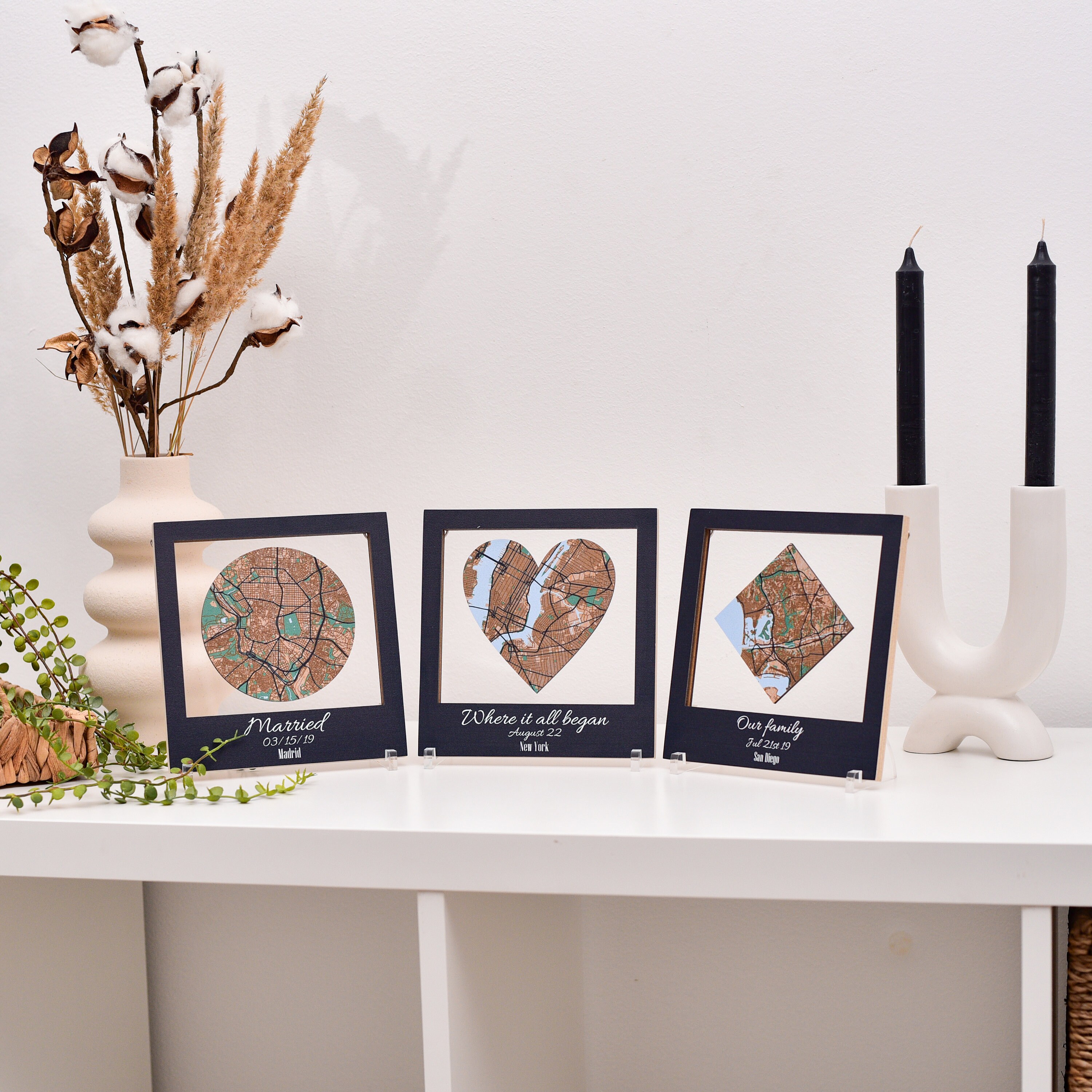 Personalized Wedding Gift for the Couple, Anniversary Gift for Him