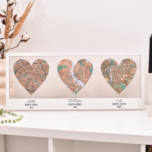 Presente de casamento, presente de aniversário, presente para o casal, mapa de localização, mapa-múndi de madeira. Mapa personalizado, decoração de casamento, presente de inauguração de casa, mapa de madeira