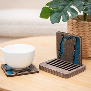 Benutzerdefinierte Koordinaten Untersetzer, Housewarming Geschenk für Paare, benutzerdefinierte Holz Untersetzer gravierte Straße Stadt Karte, Makler Geschenk Untersetzer Halter