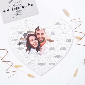 Valentine&#39;s Day Decorations, Reasons Why I Love You Puzzle, Girlfriend Anniversary Gift, Anniversary Gift for Her, Wooden Puzzle Reasons