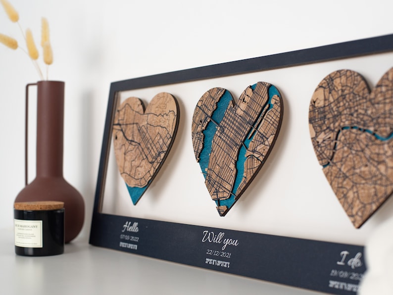 Custom Wedding Gift, City Map Print Your City Map, Location Worldwide Custom Anniversary Gift, Custom Wooden Map, Location City Map Wall Art