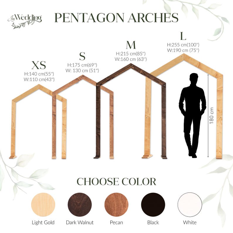 Pentagon arch, Wedding backdrop stand, Wedding arbor, Wooden backdrop, Pentagon arch, Outdoor wedding decorations, Wedding flower arch image 4