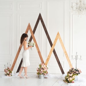 Wooden Arch for Wedding, Boho Wedding Décor, Geometric Wedding Arch, Rustic Wedding Arbor Decor, Ceremony Arch, Wedding Arch for Anniversary