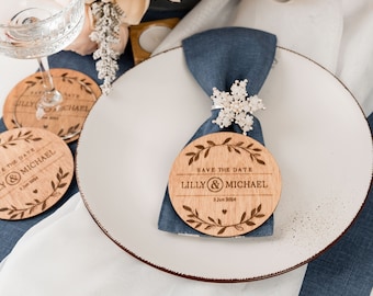 Wedding favors coasters, Custom coasters, Wooden coasters, Wedding decor, Personalized wedding coasters, Name wedding decor, Wedding gift