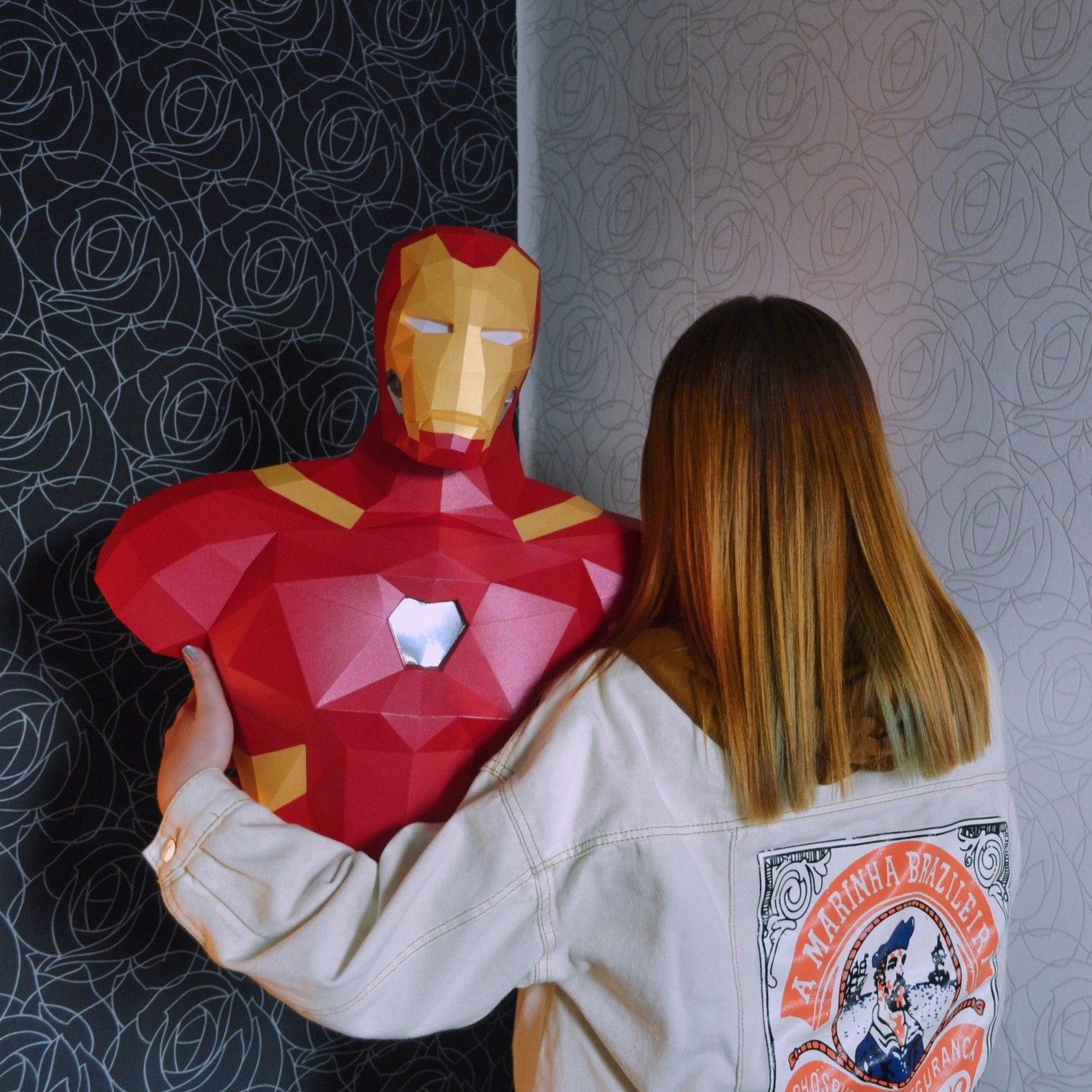 Papercraft Hero PDF Template Low Poly Man Paper Sculpture - Etsy Canada