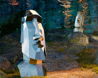 ISETAN 3D ART PROJECT × AUTO MOAI Isetan 3D Art Project Auto Moai Automoai Soft Vinyl Figure