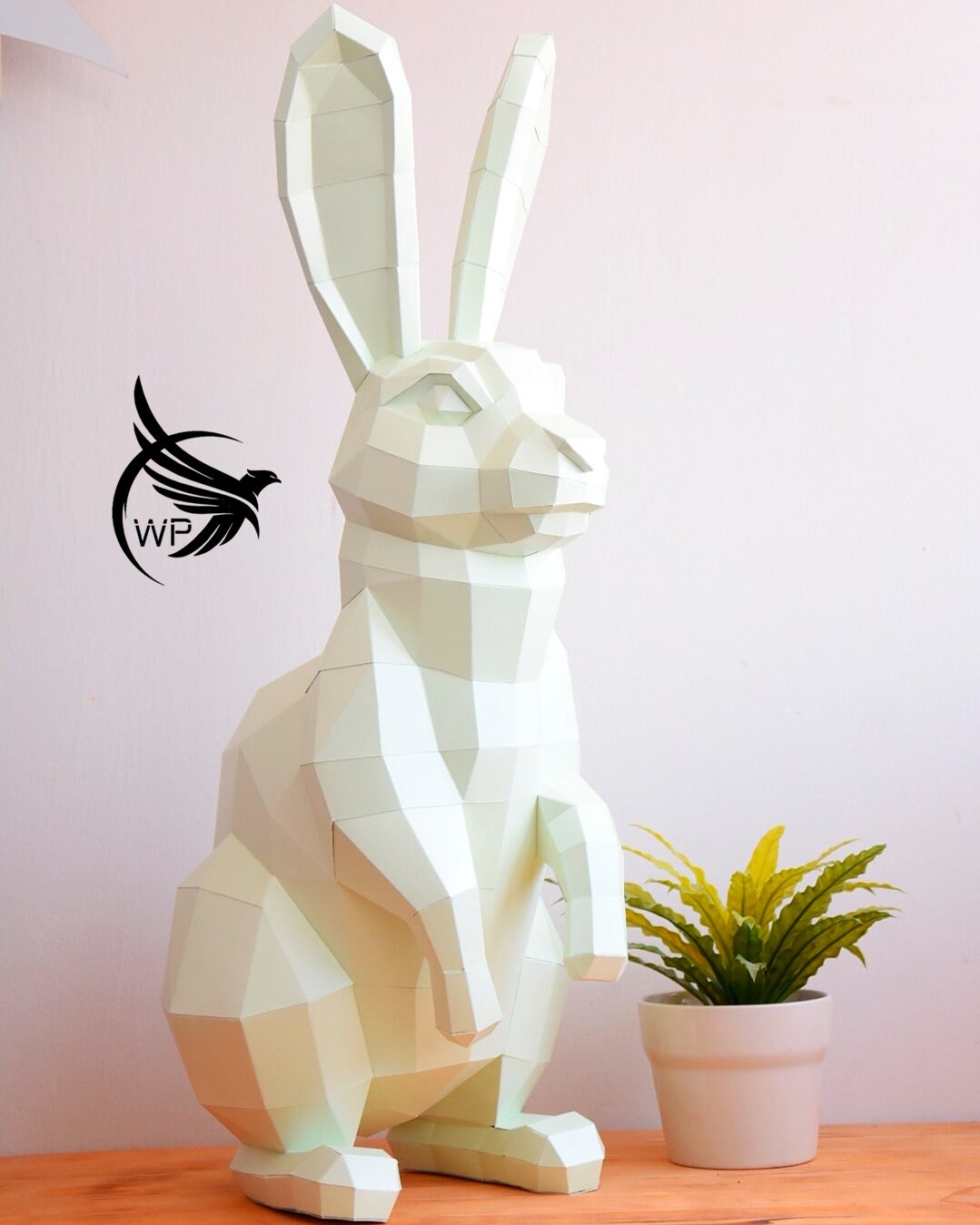 Rabbit Papercraft Low Poly Rabbit Papercraf Rabbit Dxf Rabbit Papercraft Low Poly Rabbit Papercraf Rabbit Dxf