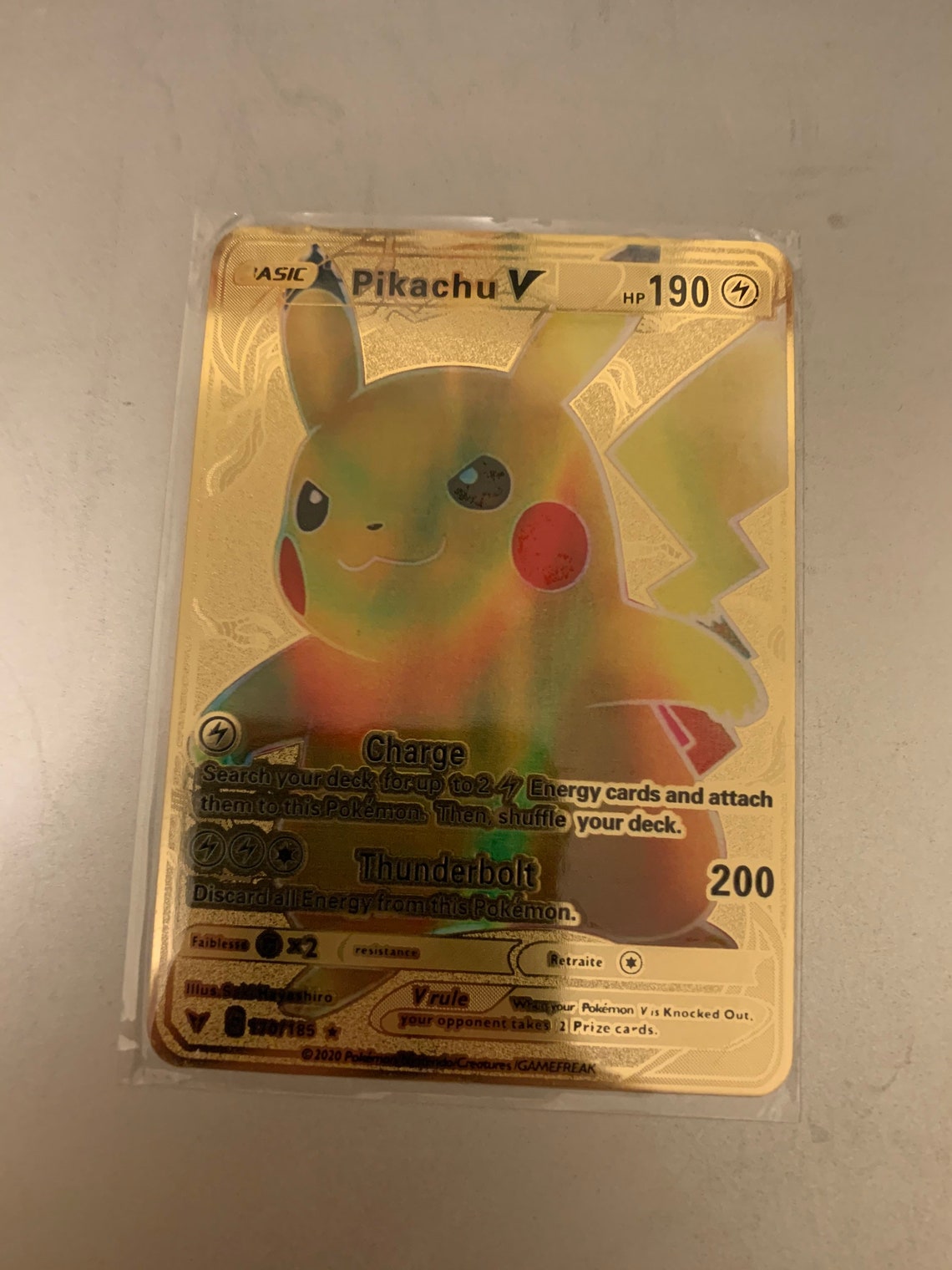 Pokémon Pikachu V Vivid Voltage 170/185 Full Art Custom | Etsy