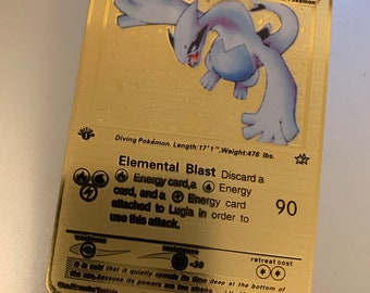 Lugia Elemental Blast 9/111 ポケモンカード Lugia 9/111 Neo Genesis Holographic *Swirl* Rare Pokemon TCG