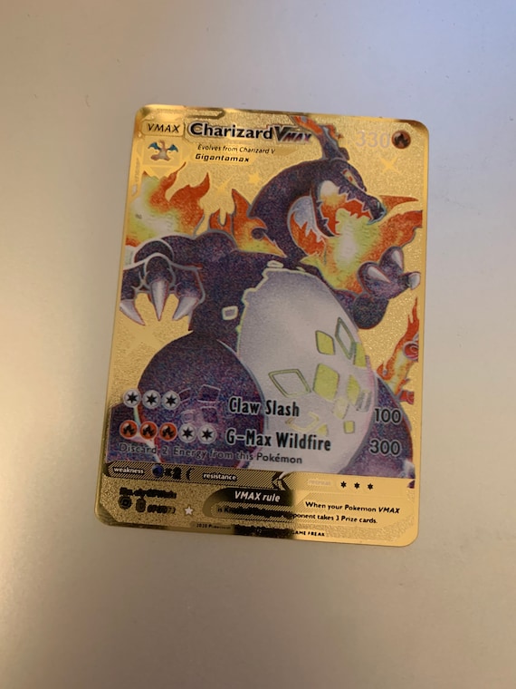 charizard pokemon card vmax gold Charizard Vmax SWSH261 Pokemon Black Star Promo Card main image 1