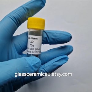 Gallium metal 99.99% 25g, element number 31, Gallium for melting