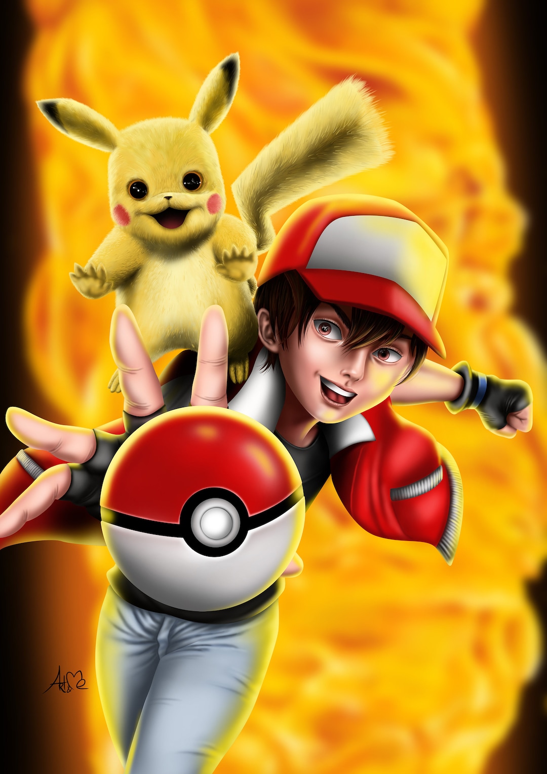 Sasha & Pikachu Etsy