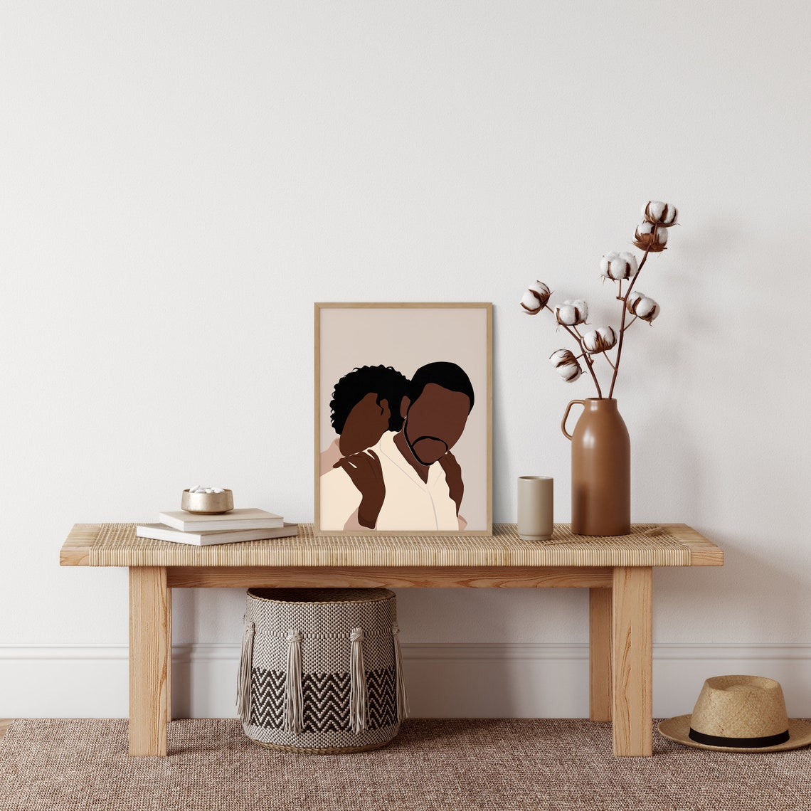 Black Love Couple print Black Love wall art Africa American Etsy