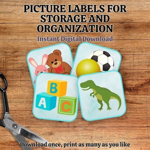 Speelgoedopslaglabels. Afdrukbare organisatielabels voor speelgoed, opbergbakken, manden, dozen, kasten, kinderkamer, speelkamer